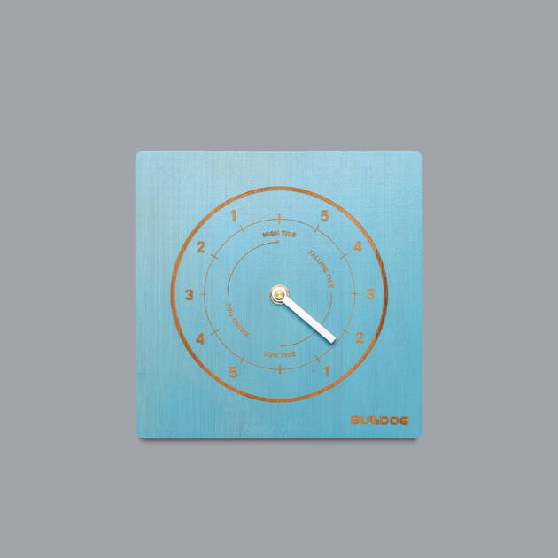 Bulldog Single Dial Tide Clock