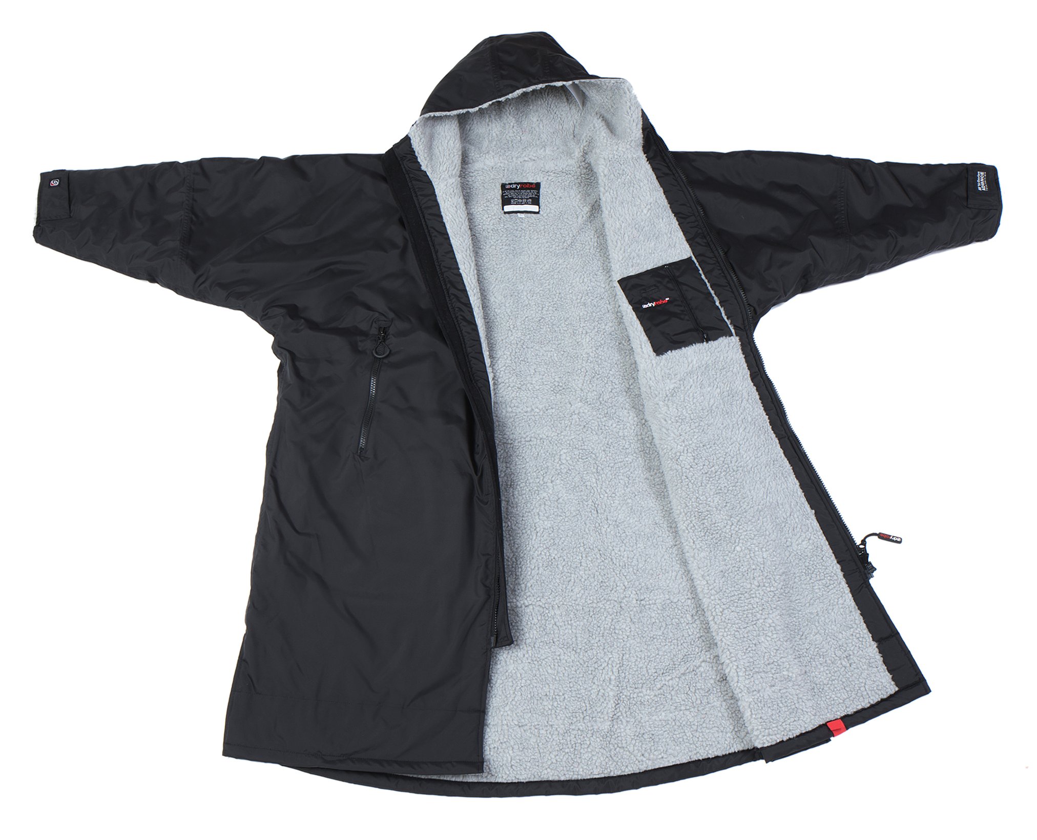 Dryrobe Advance Long Sleeve Black/Grey - Image 2